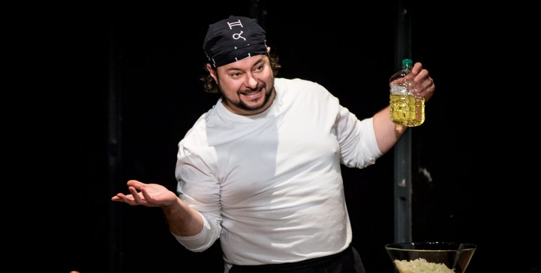 Dýňový démon ve vegetariánské restauraci