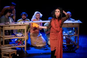 Dýňový démon ve vegetariánské restauraci