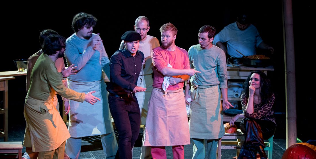 Dýňový démon ve vegetariánské restauraci